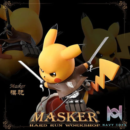 Pikachu Attack on Titan - Masker Studio resin statue Masker Studio anime figure