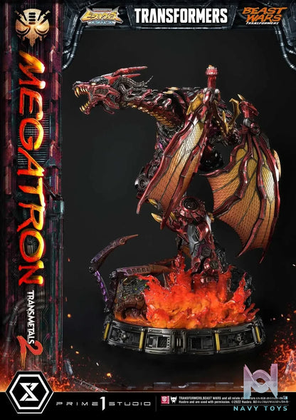 Prime 1 Studio – Premium Masterline Beast Wars: Transformers Megatron Transmetal 2 PMTFBW-03 PMTFBW-03DX PMTFBW-03DXS (Licensed)