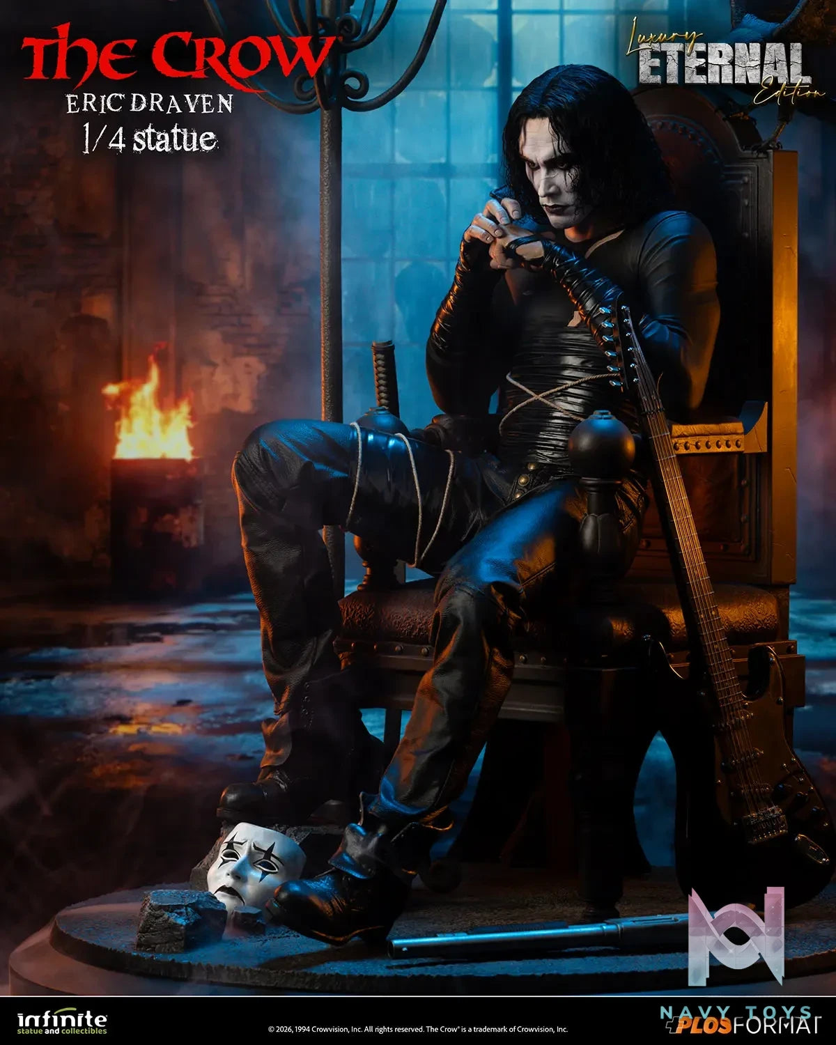 Infinite Statue – The Crow Eric Draven 1/4 Scale Statue (Licensed)