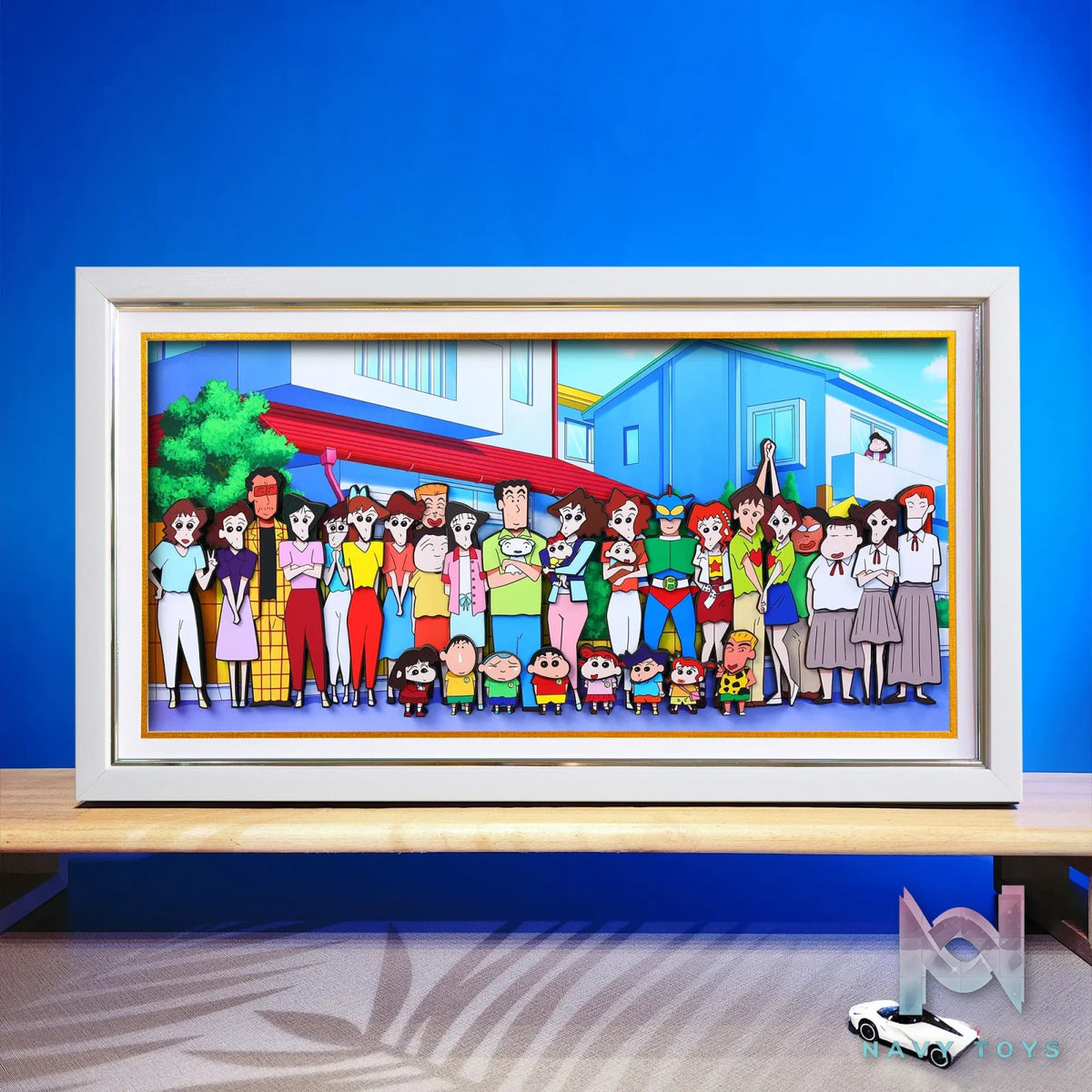 Yu Zhi Jiang Studio – Crayon Shin-chan Multiple Characters Series #2 3D Decorative Painting Crayon Shin-chan