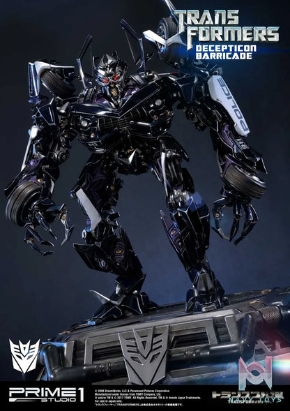 Prime 1 Studio – Museum Masterline Transformers (Film) Decepticon Barricade MMTFM-15 (Licensed)