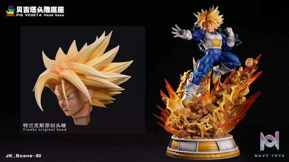 JacksDo Studio – Dragon Ball Vegeta Head Sculpture Base