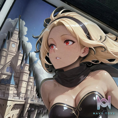 B&W Studio – Gravity Rush Kat 3D Art Panel