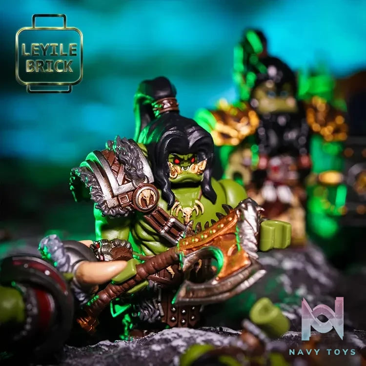 LEYILEBRICK Studio – Grommash & Mannoroth (stand) & Gorehowl (full custom body) LYLSP016