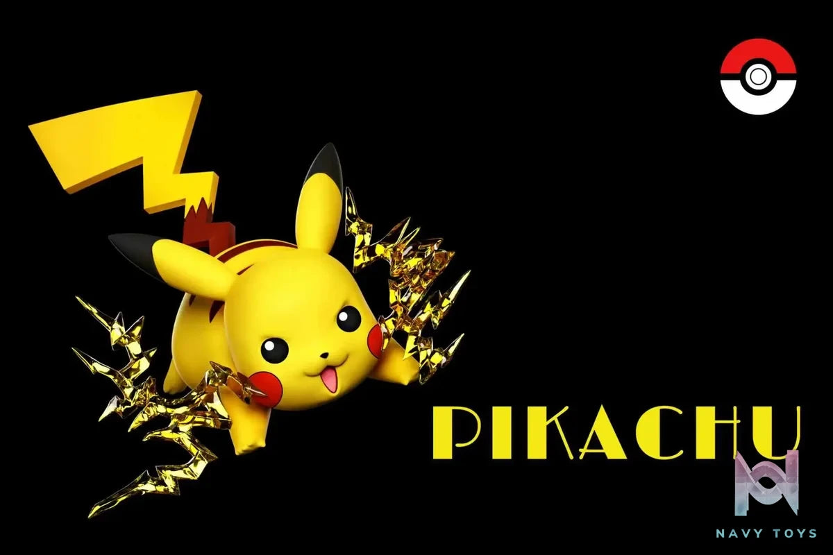 A+ Studio - Pokémon & One Piece Luffy Resonance Series Pikachu & Luffy resin statue Navy Toys anime figure
