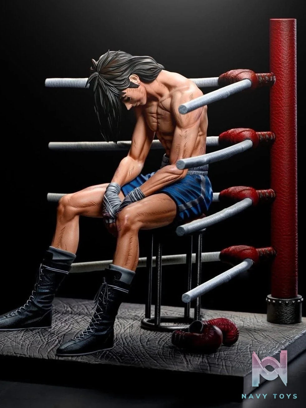 Yabuki Joe's death - Ashita no Joe - Mahakala Studio resin statue mahakala Studio anime figure