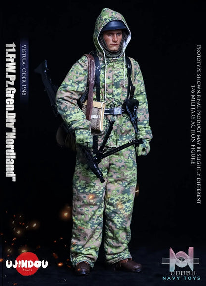 UJINDOU – 1/6 WWII 11. FrW. Pz. Gren. Div “Nordland”, Vistula – Oder 1945 UD9051 (Licensed)