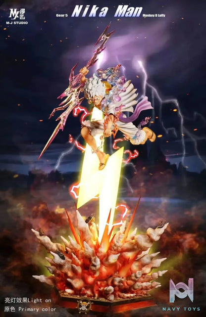 MJ Studio – One Piece Lightning explosion Nika Luffy