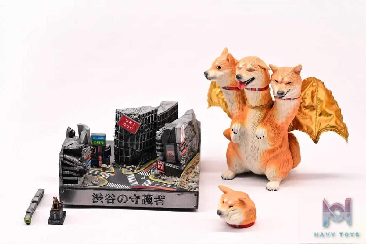 Bid Toys – Original Shiba Inu Ghidorah bid2501 orange & bid2502 black (Licensed)