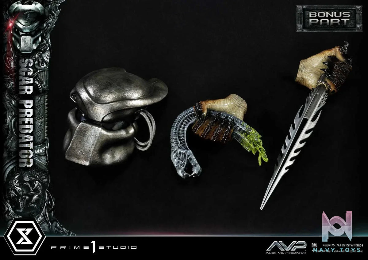 Prime 1 Studio Museum Masterline Alien vs. Predator Scar Predator MMPR-04 MMPR-04DX MMPR-04DXS