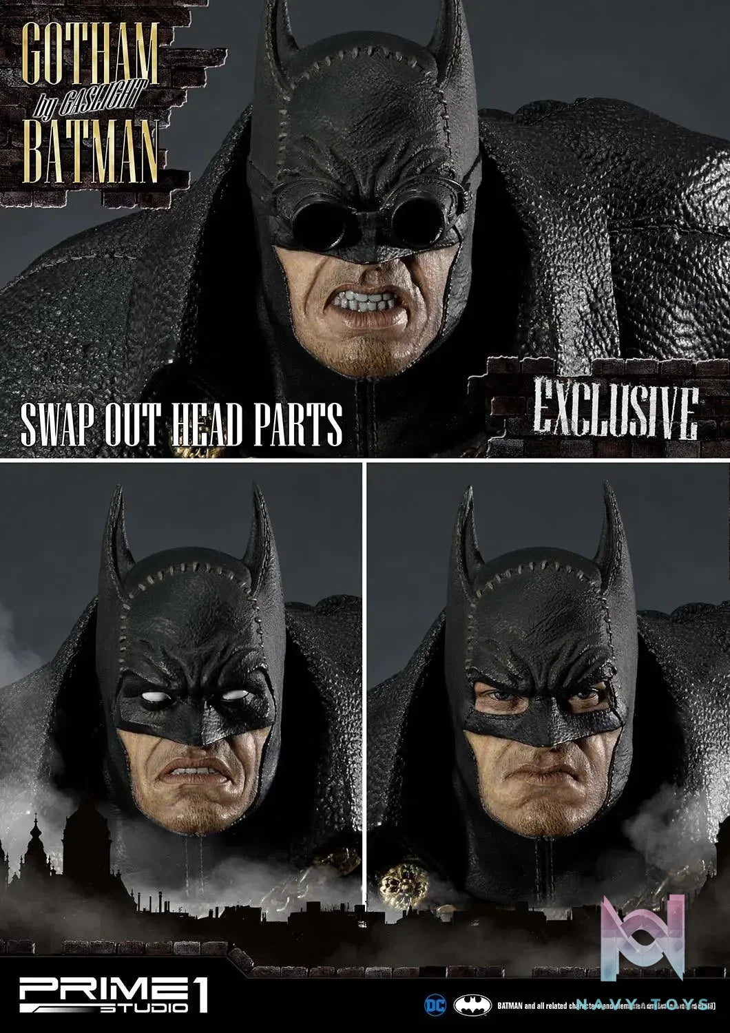 Prime 1 Studio – Concept Masterline Batman: Arkham Origins Gotham By Gaslight Batman CMDC-03 CMDC-03EX CMDC-04 CMDC-04EX (Licensed)