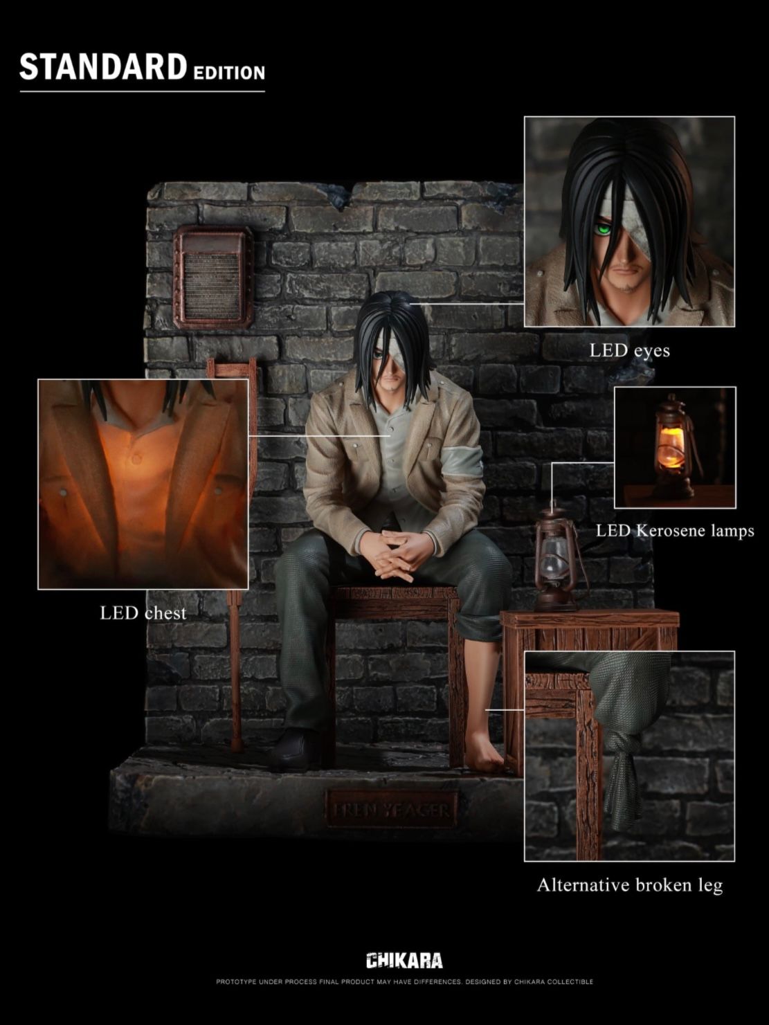 Eren Yeager - Attack on Titan - Chikara Studio resin statue Chikara Studio anime figure