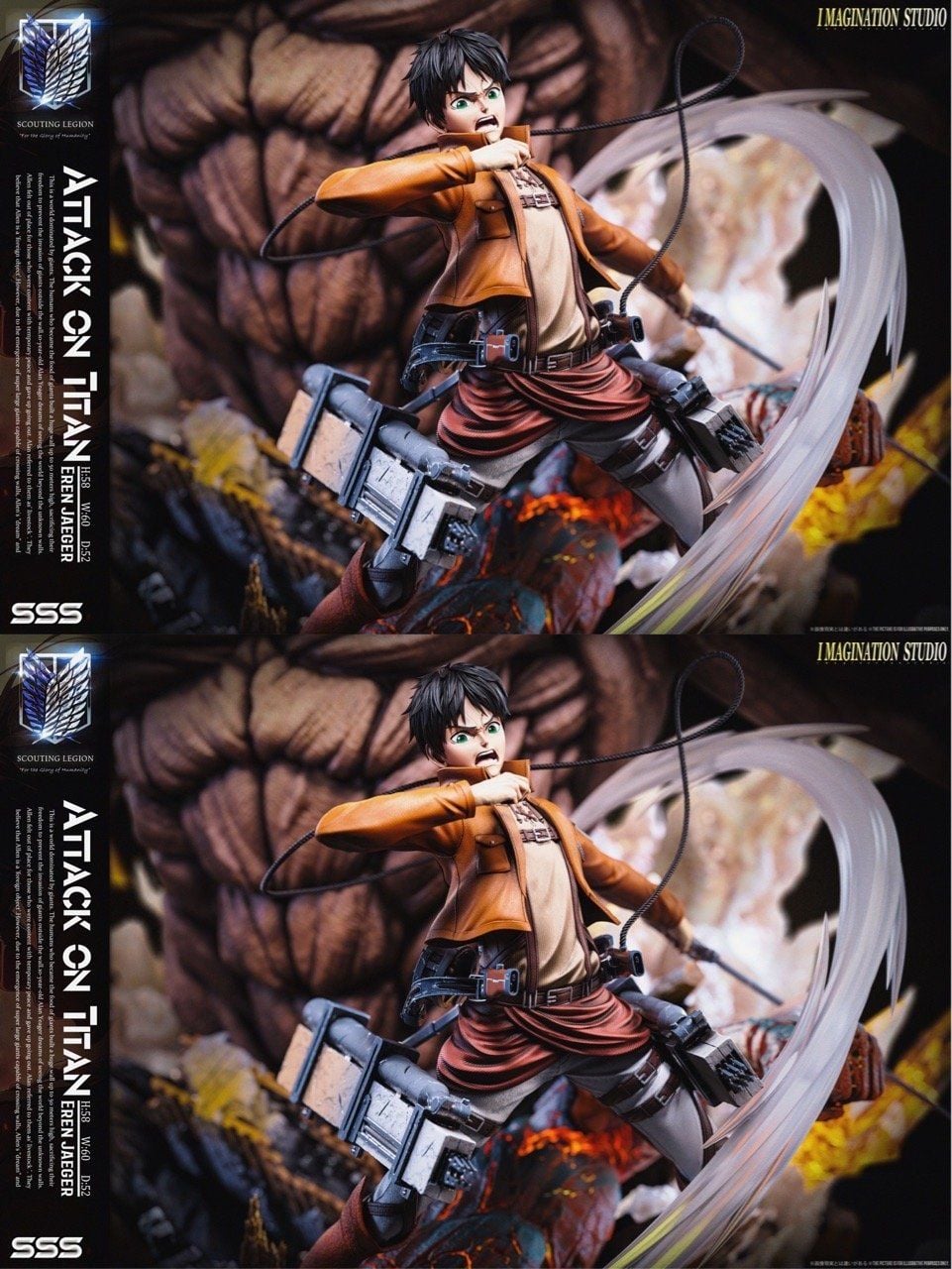 Eren Jeager - Attack On Titan - Imagination Studio resin statue Imagination Studio anime figure
