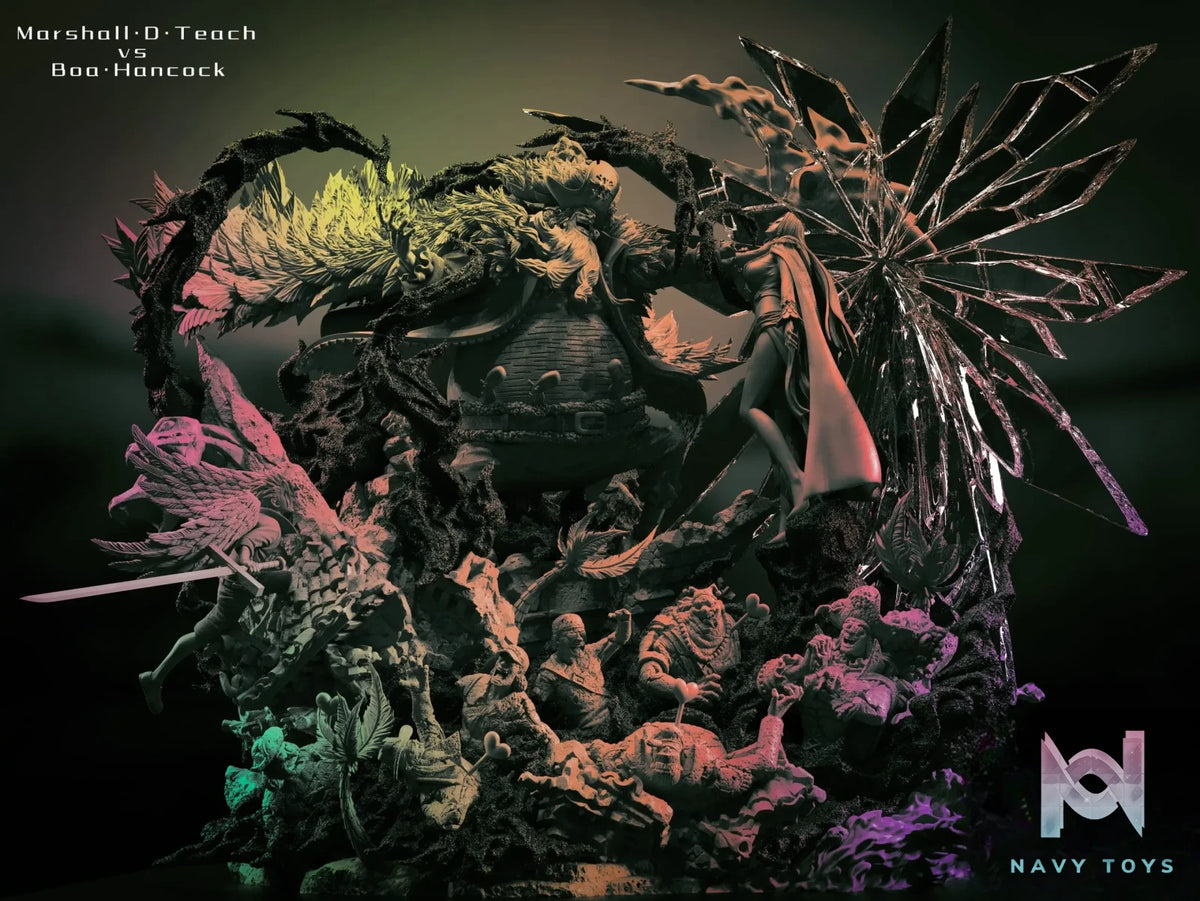LX Studio – One Piece Blackbeard vs Boa Hancock