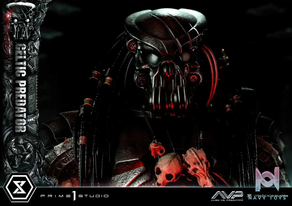 Prime 1 Studio Museum Masterline Alien vs. Predator Celtic Predator MMPR-05 MMPR-05S