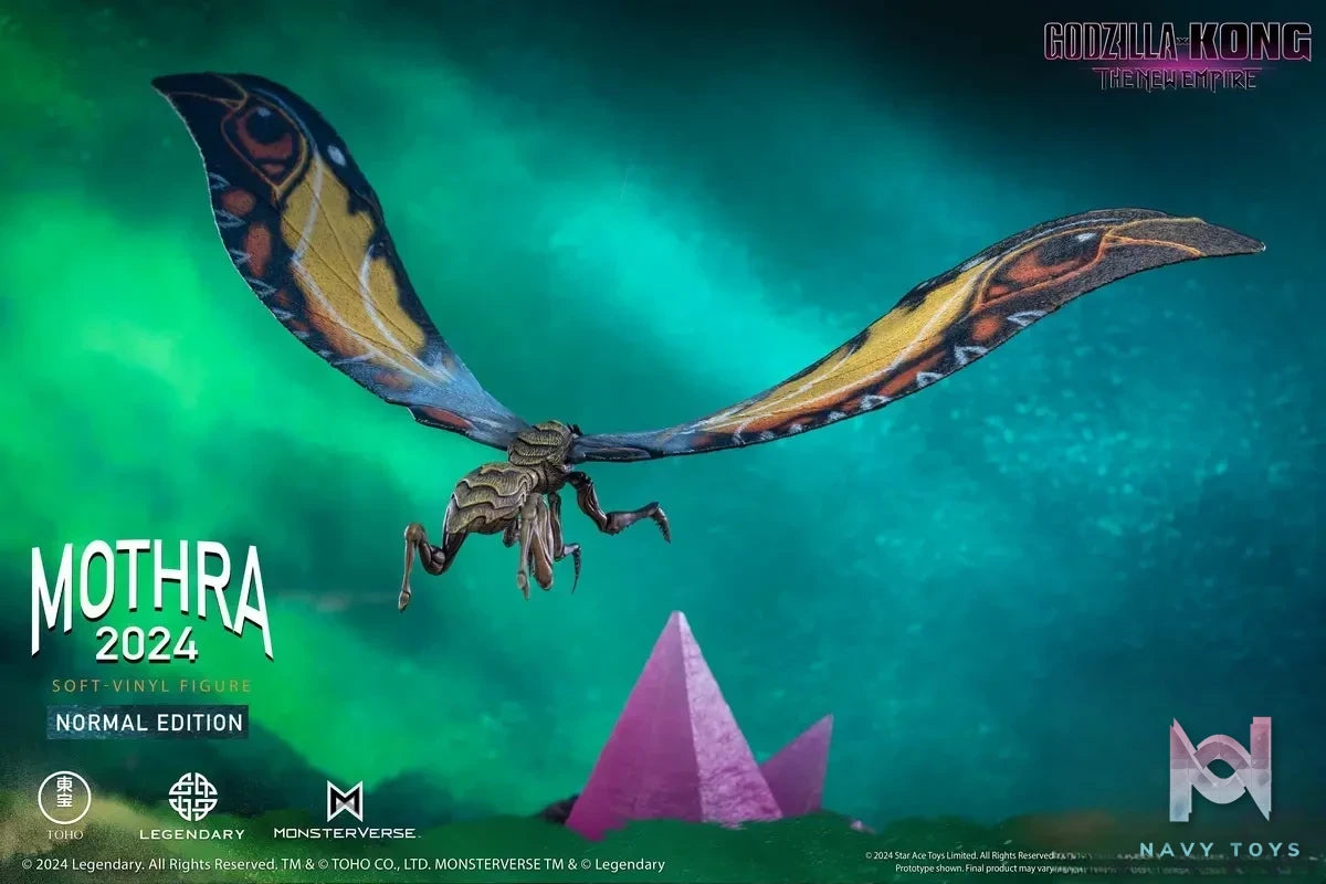 STAR ACE Toys Studio – Godzilla x Kong: The New Empire Mothra SA6058 Standard Version & SA6059 Deluxe Version (Licensed)
