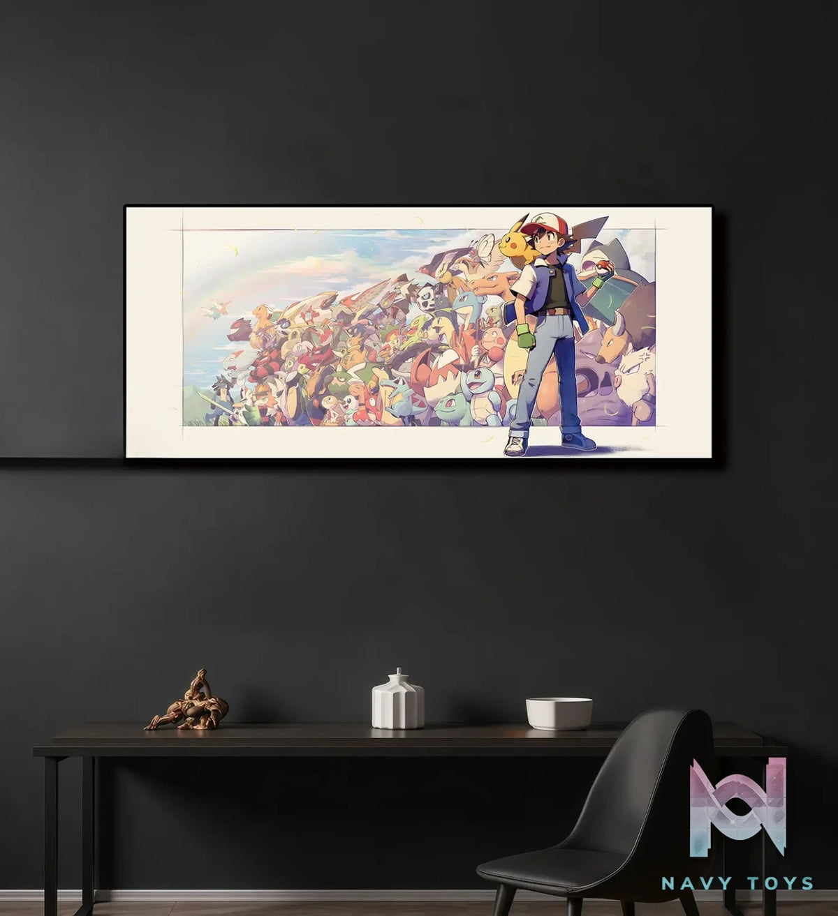 Plover Studio – Ash Ketchum Pokémon Group Photo Decorative Painting Mouse Pad Rug Pokémon