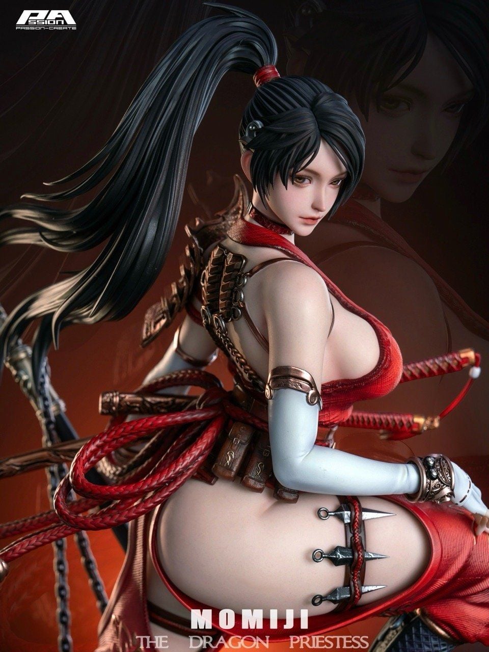 The Dragon Priestess Momiji - Ninja Gaide - PA Create Studio resin statue PA Create Studio anime figure