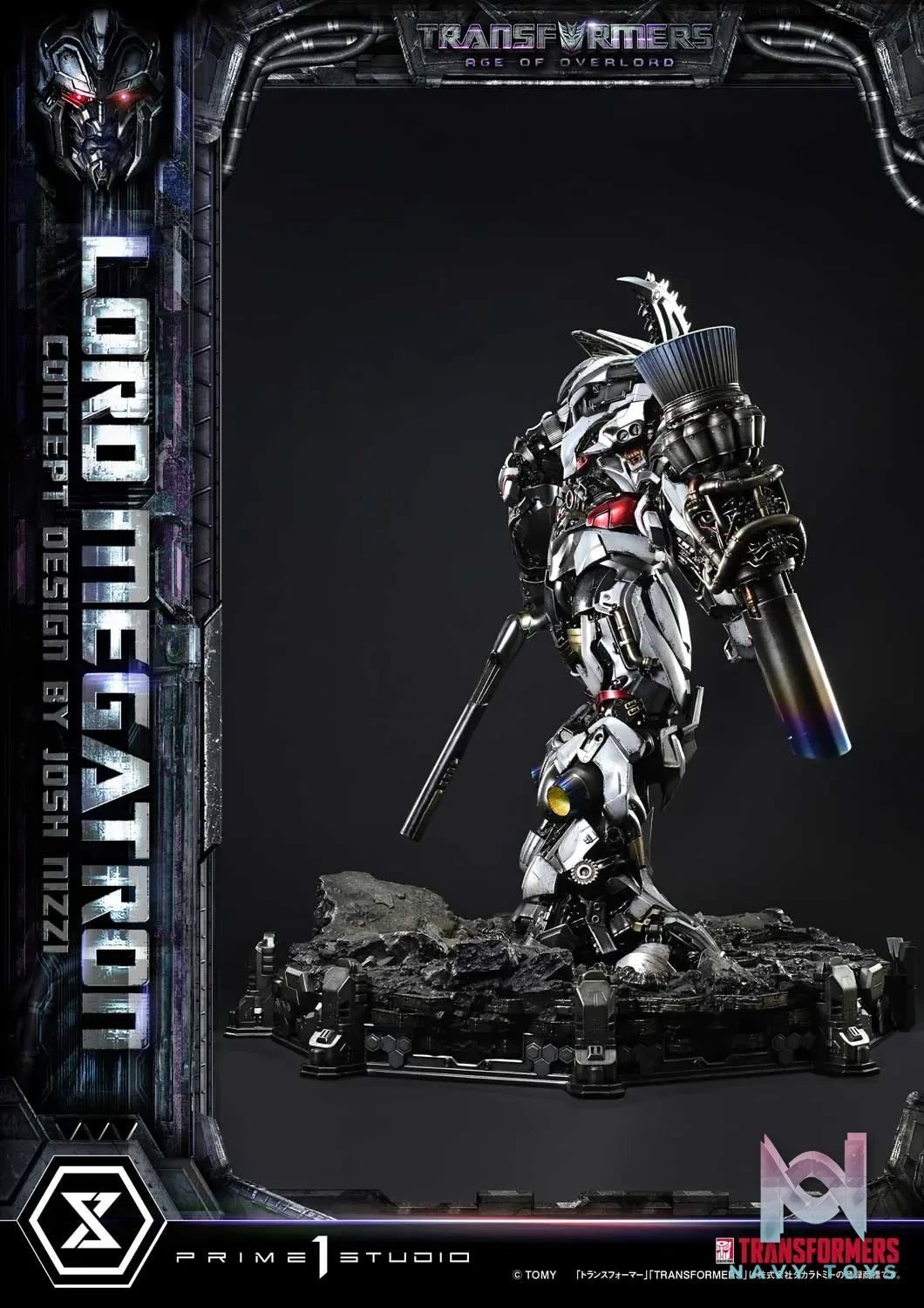 Prime 1 Studio – Museum Masterline Transformers Generations I Megatron Overlord (Design by Josh Nizzi) MMTFM-39 MMTFM-39S (Licensed)