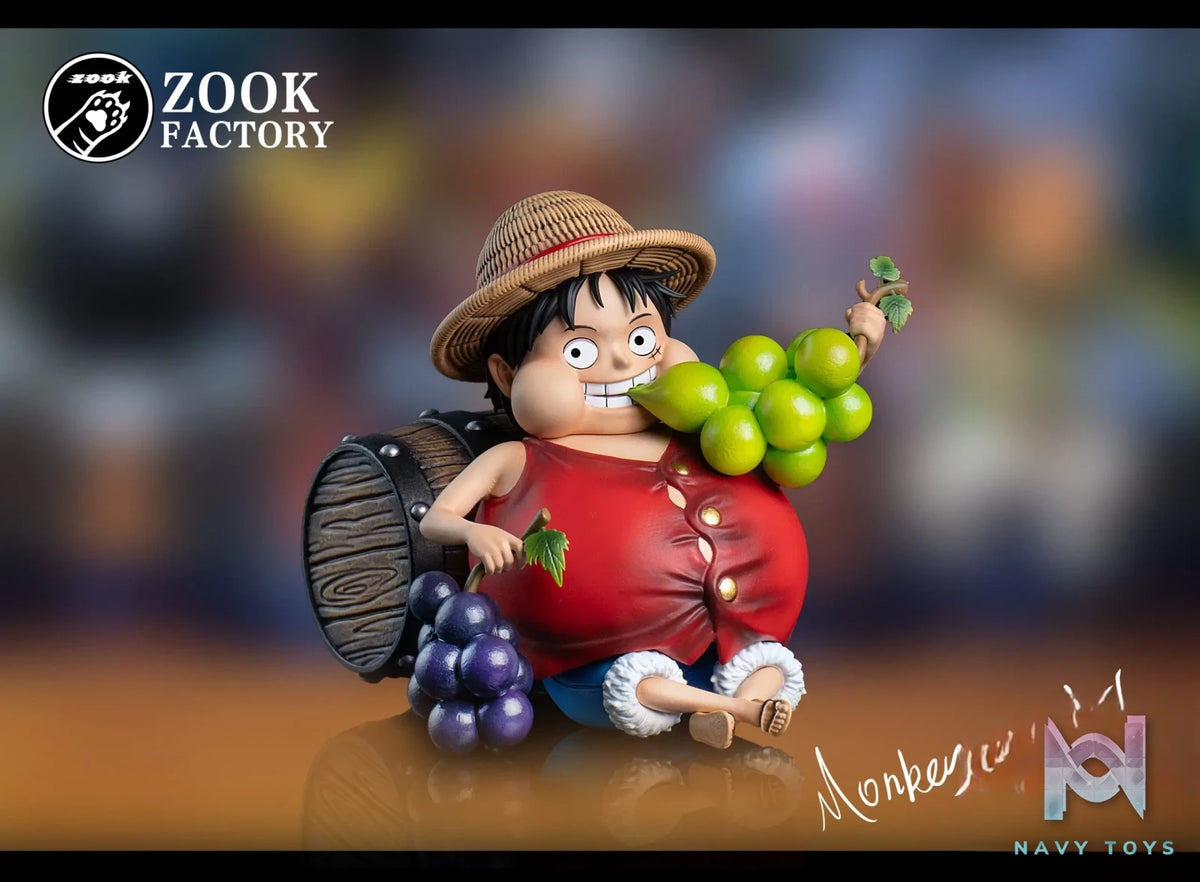 Zook Factory Studio – One Piece Title Page Eating Grapes Luffy