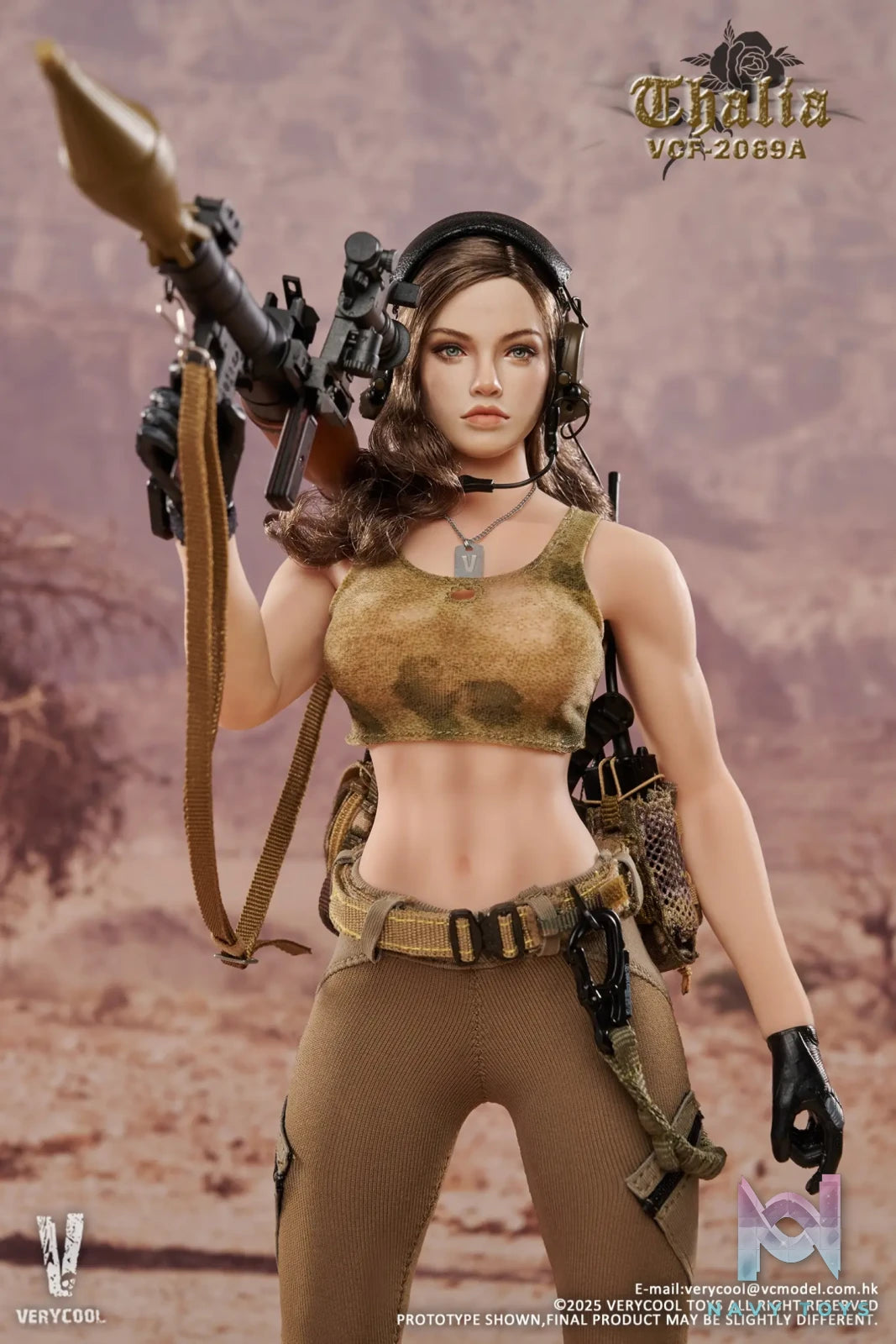 VERYCOOL – 1/6 Scale Action Figure VCF-2069 Desert female soldier -Thalia (Licensed)