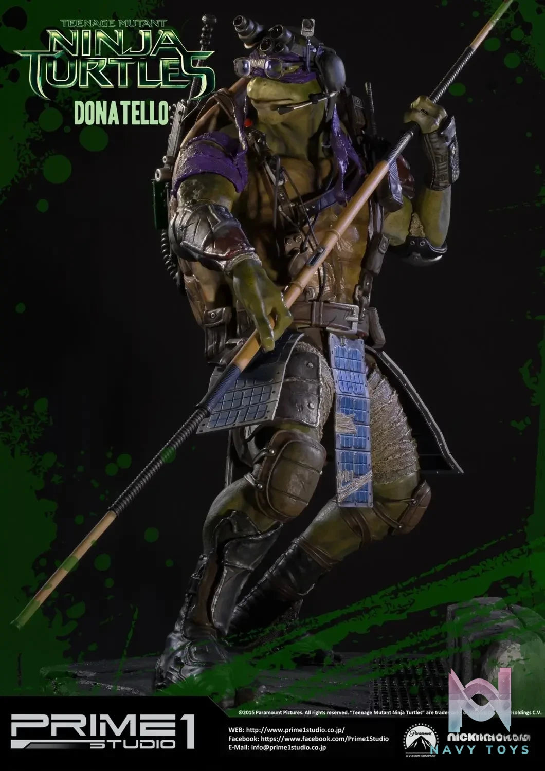 Prime 1 Studio – Museum Masterline Teenage Mutant Ninja Turtles (Film) Donatello MMTMNT-03 (Licensed)