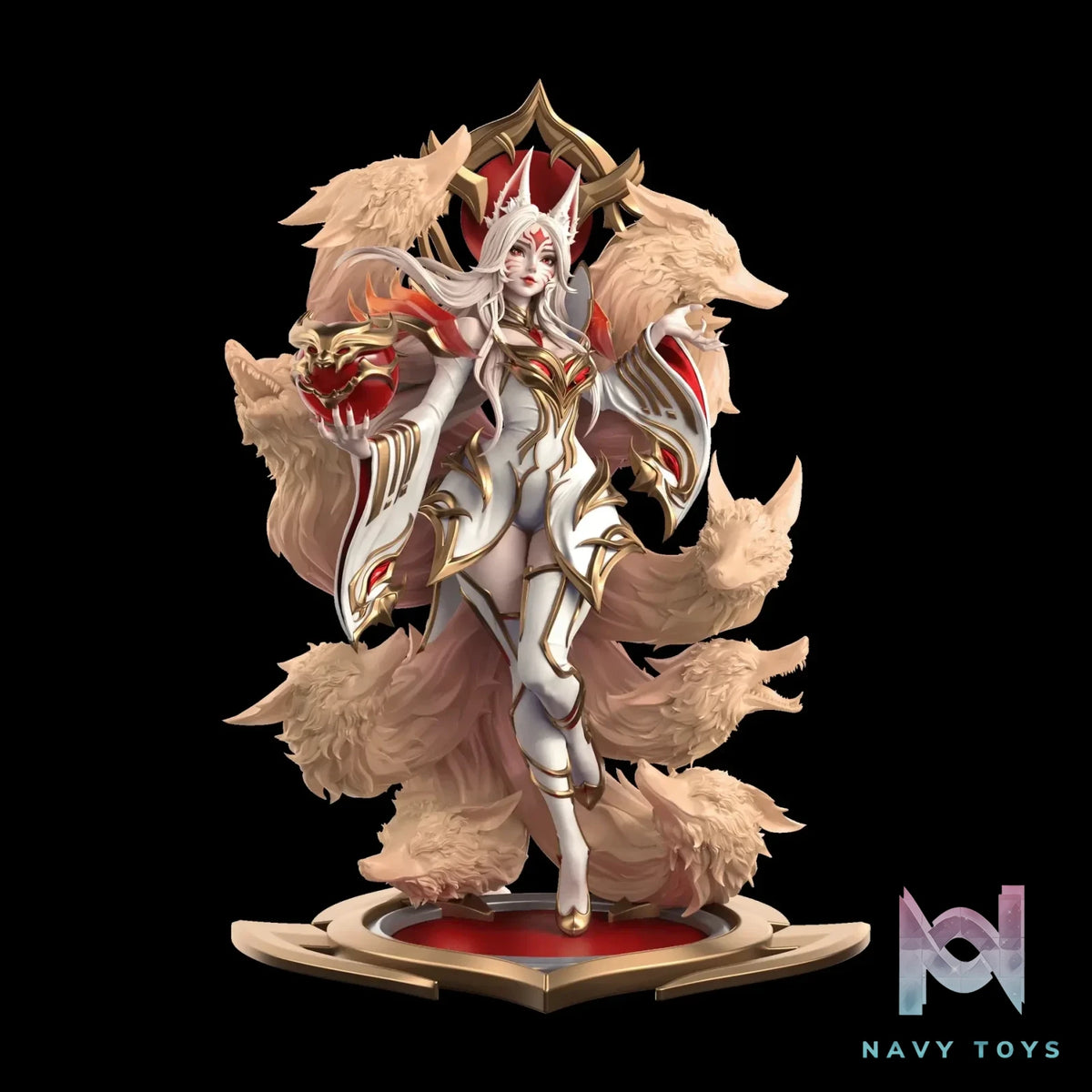 RIOT – League of Legends Hall of Legends 2024 Immortalized Legend Ahri 1/6 Statue (Licensed)