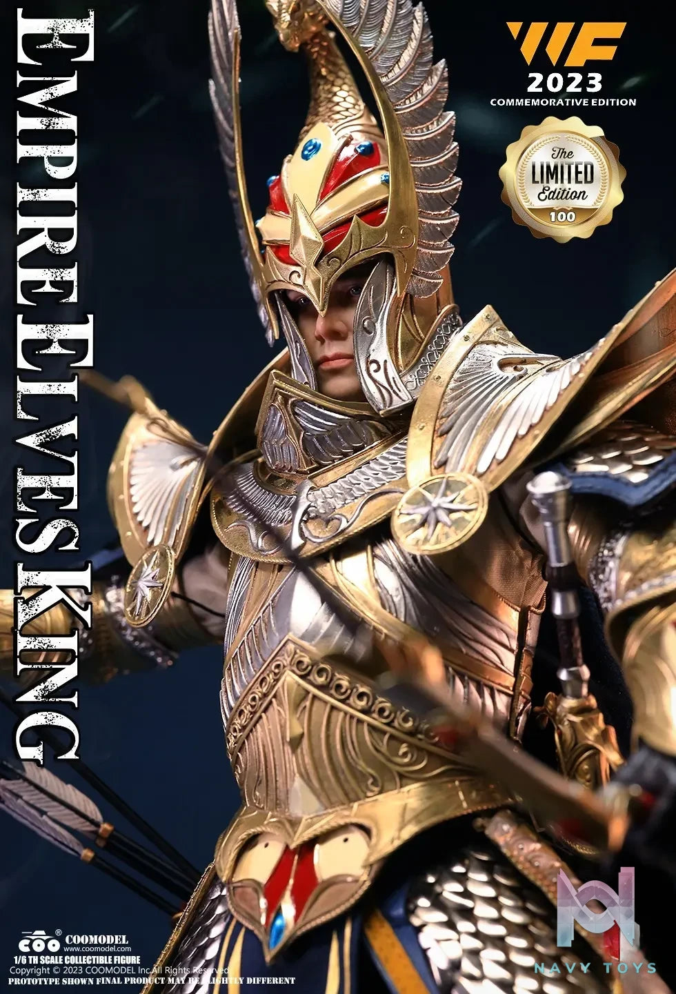 COOMODEL – NS2301 1/6 NIGHTMARE SERIES – EMPIRE KING OF ELVES (Licensed)