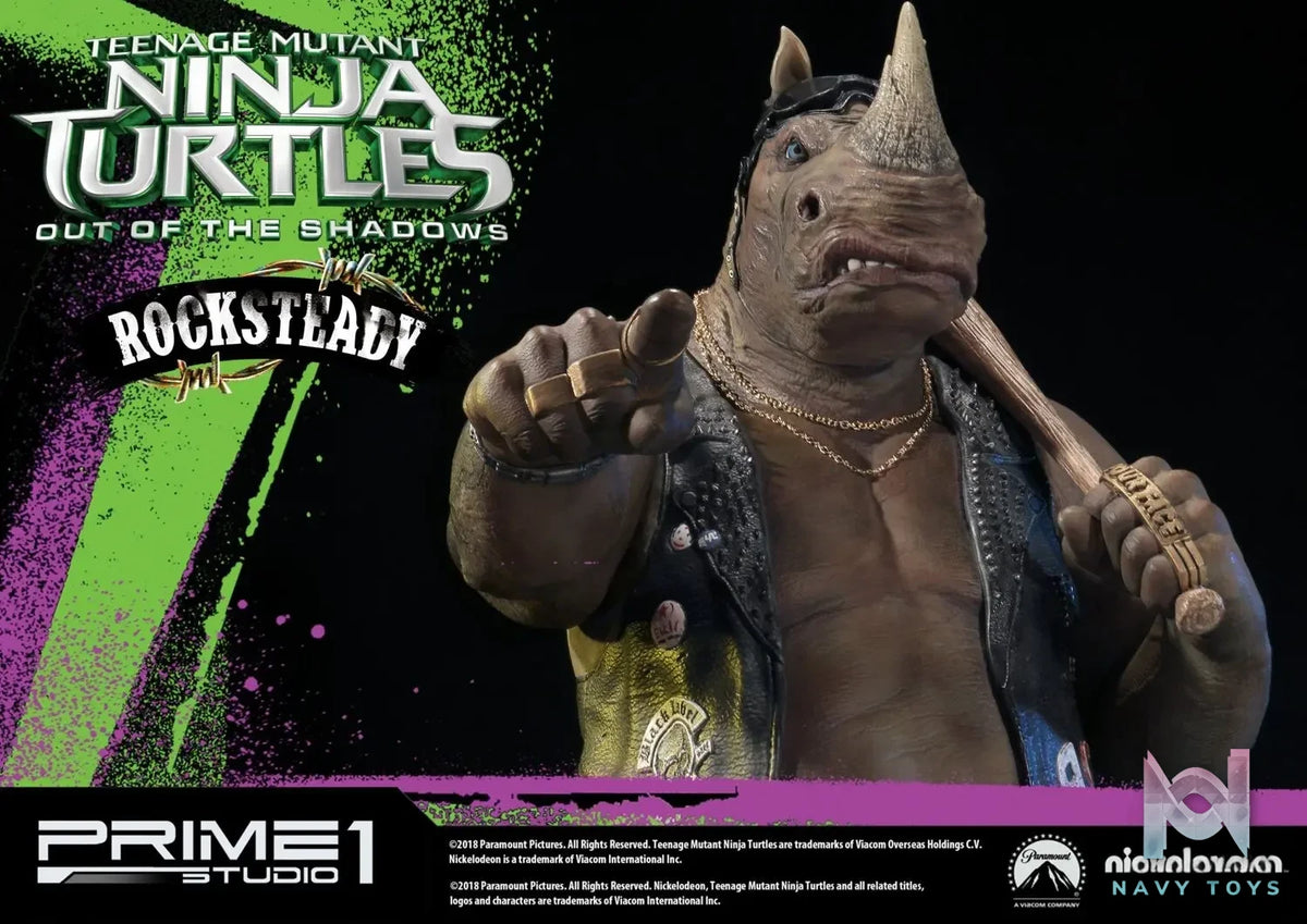 Prime 1 Studio – Premium Masterline Teenage Mutant Ninja Turtles: Out of the Shadows (Film) Rocksteady PMTMNT-02 (Licensed)