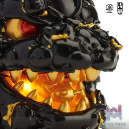 OFFART & A Ren – OFFART X Horiren Red Flame Hundred Cats Mini – Black Gold Bust (Licensed)
