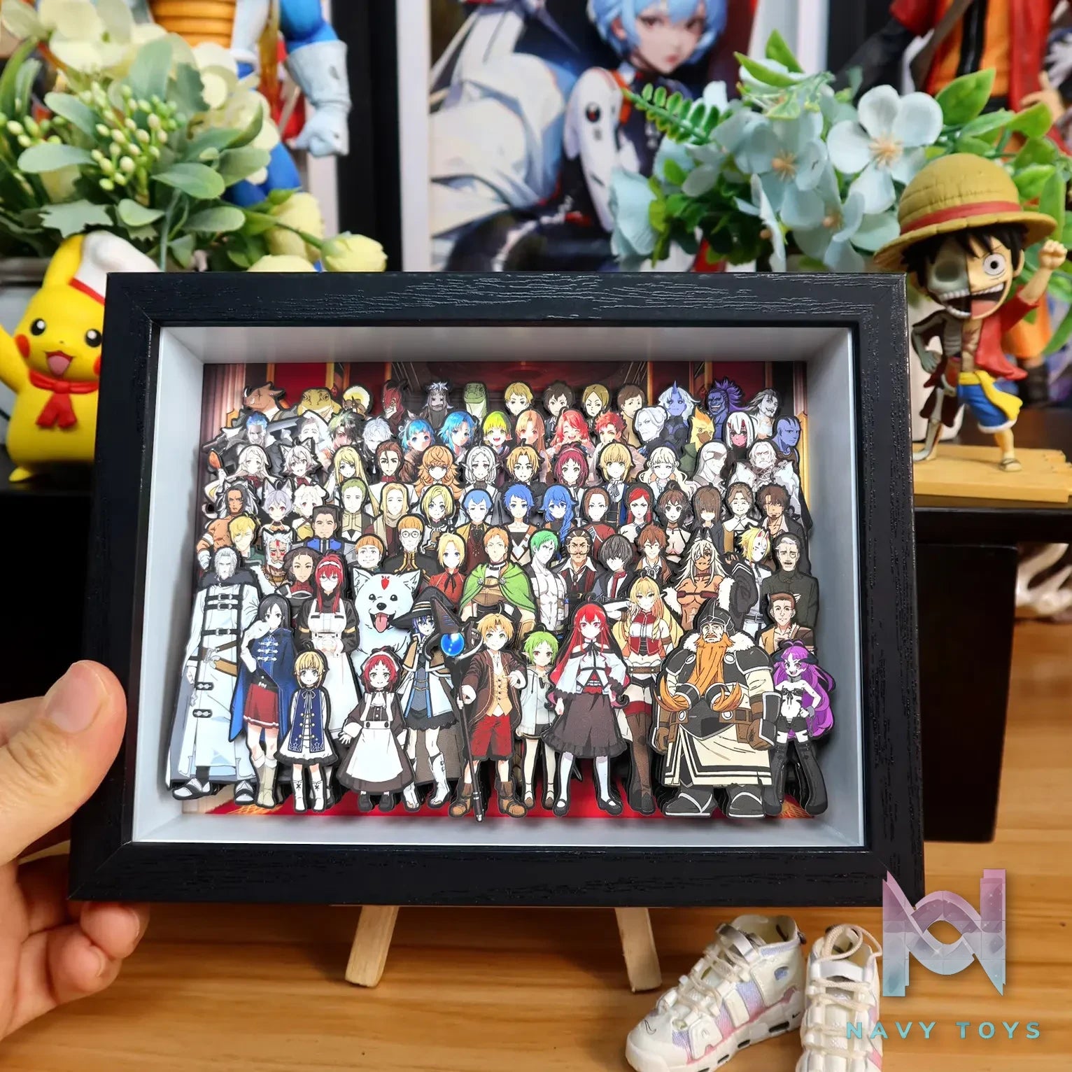 KALA HOME Studio – Mushoku Tensei: Jobless Reincarnation MUltiple Characters #01 3D Decorative Painting Mushoku Tensei: Jobless Reincarnation