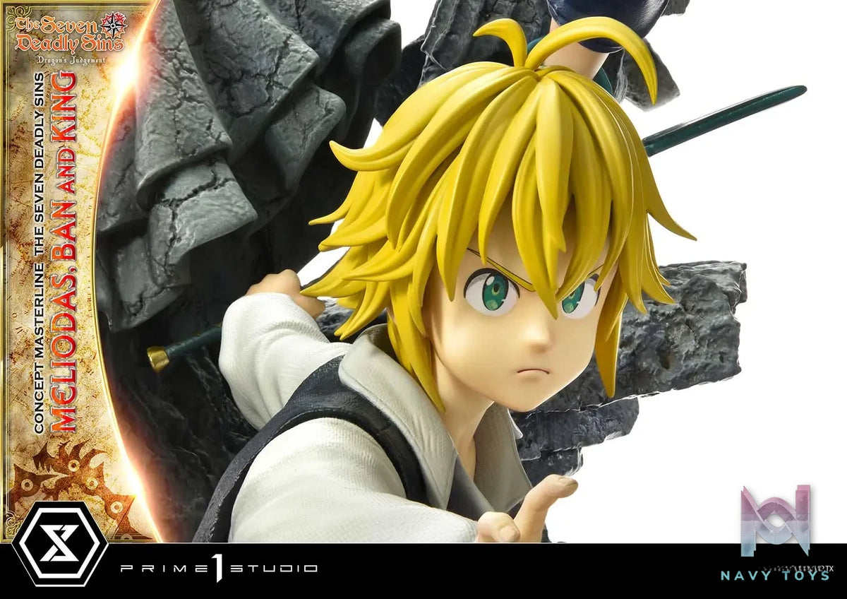 Prime 1 Studio – Concept Masterline The Seven Deadly Sins Meliodas, Ban and King CMNTZ-01 CMNTZ-01DXS (Licensed)