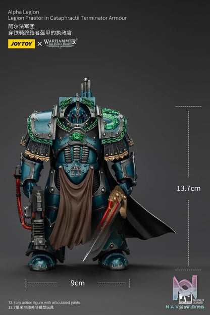 JOYTOY – Alpha Legion Legion Praetor in Cataphractii Terminator Armour JT01260 (Licensed)