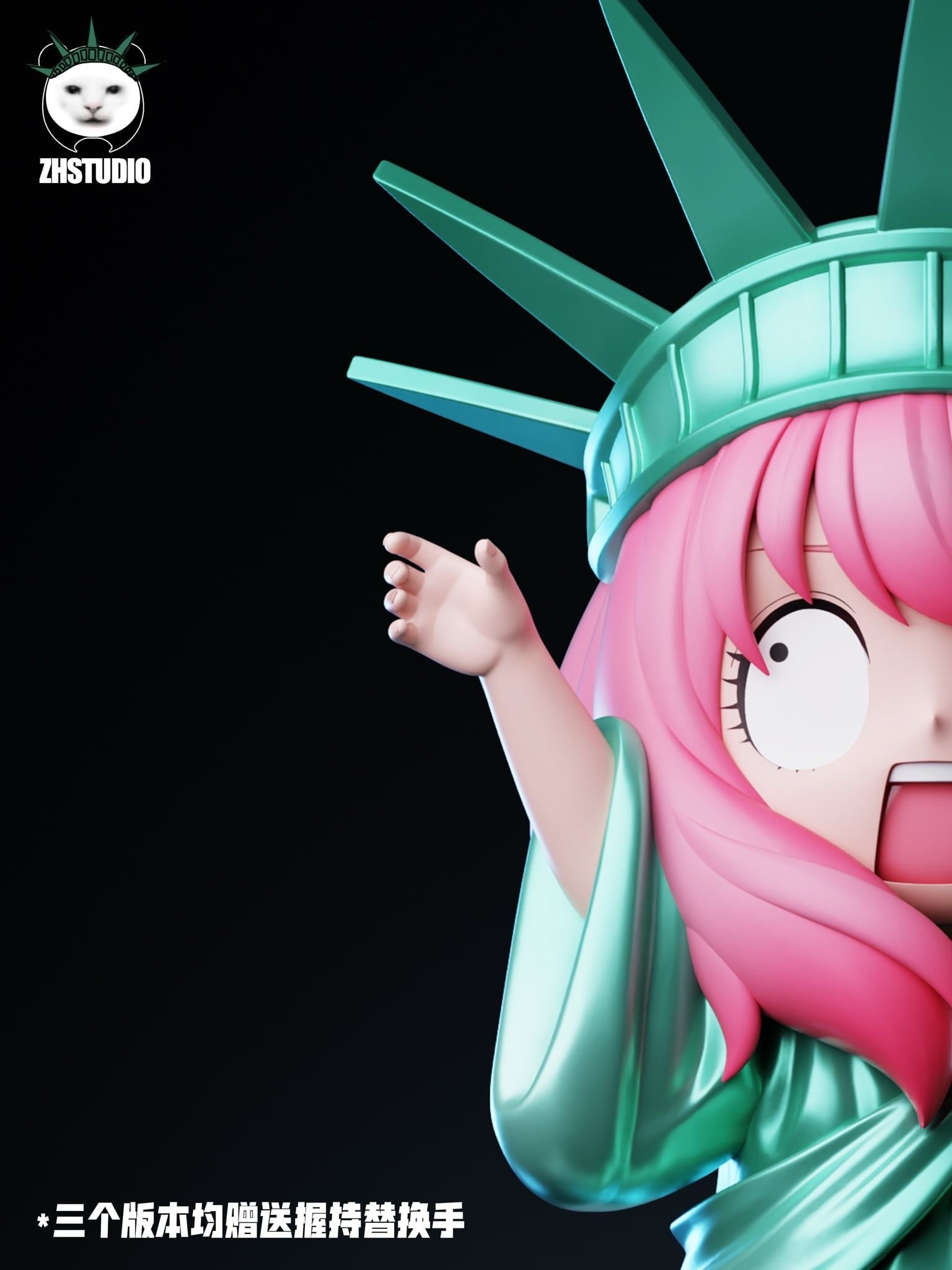 Anya & Frieren cos Statue of Liberty - Spy x Family - ZH Studio resin statue zh studio anime figure