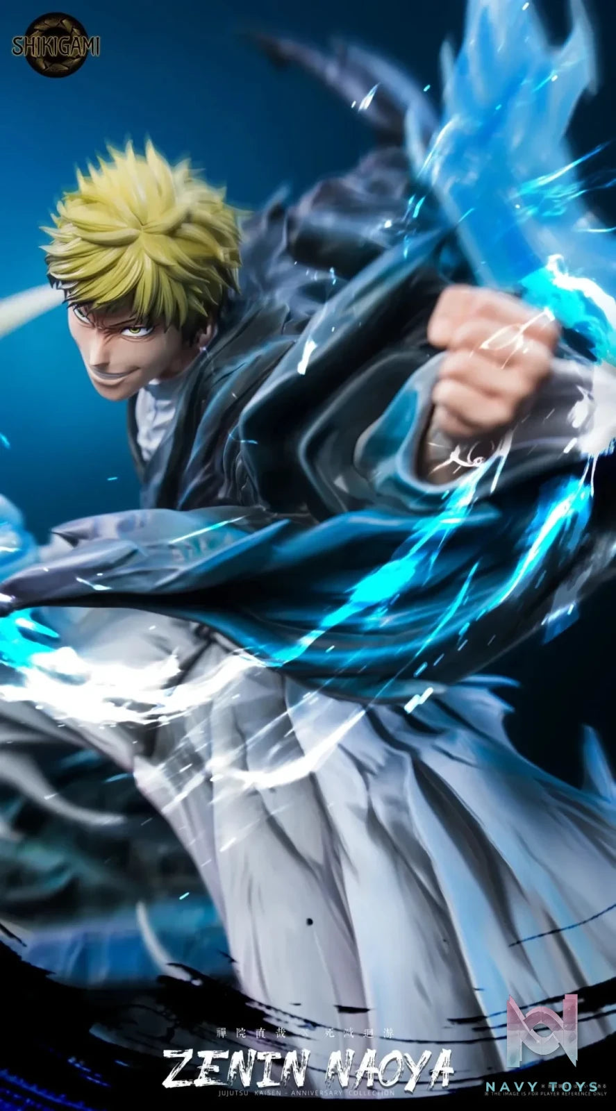 Naoya Zenin - Jujutsu Kaisen - SHIKIGAMI Studio resin statue Navy Toys anime figure