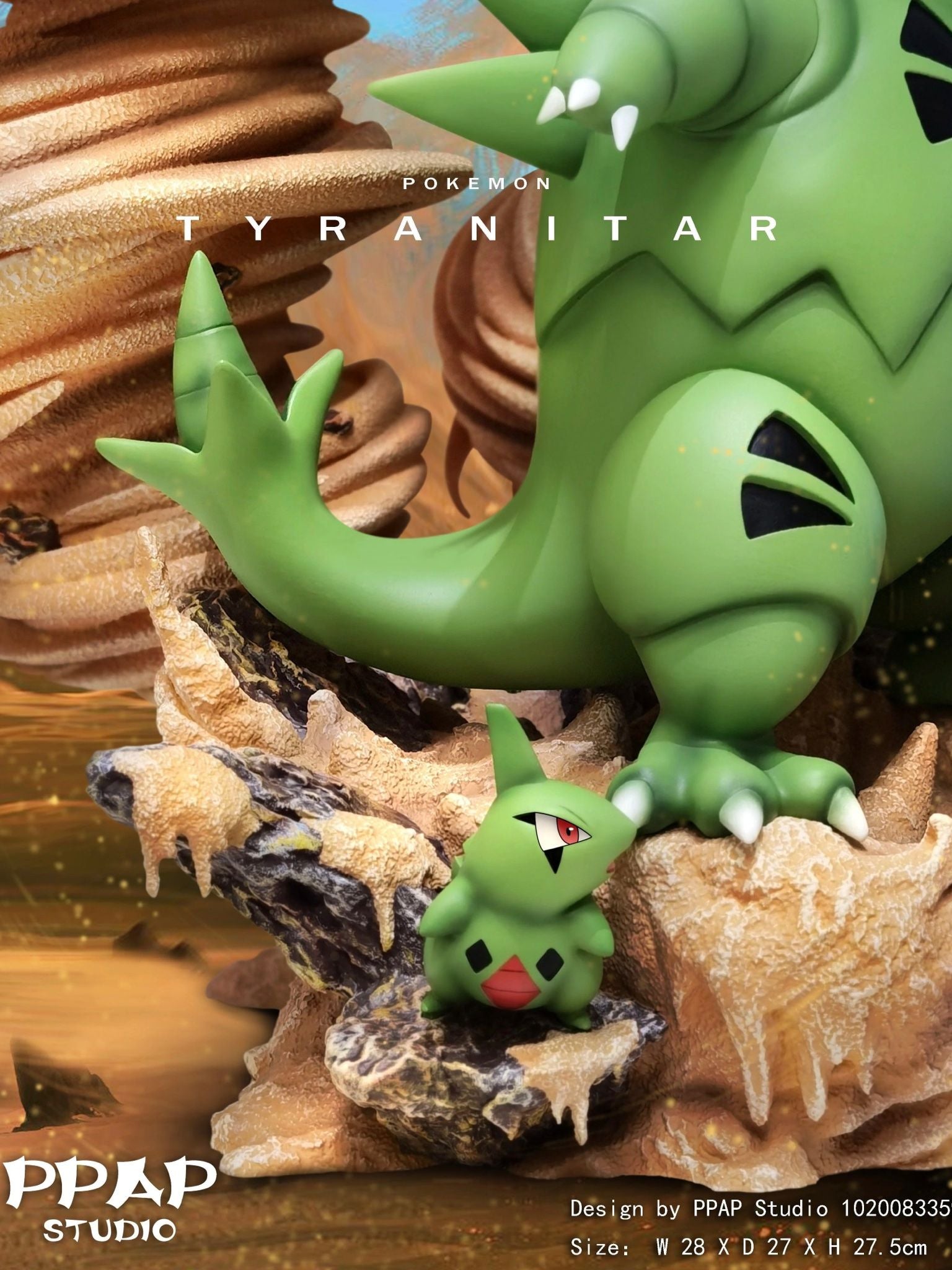 Tyranitar Family - Pokemon - PPAP Studio resin statue ppap studio anime figure