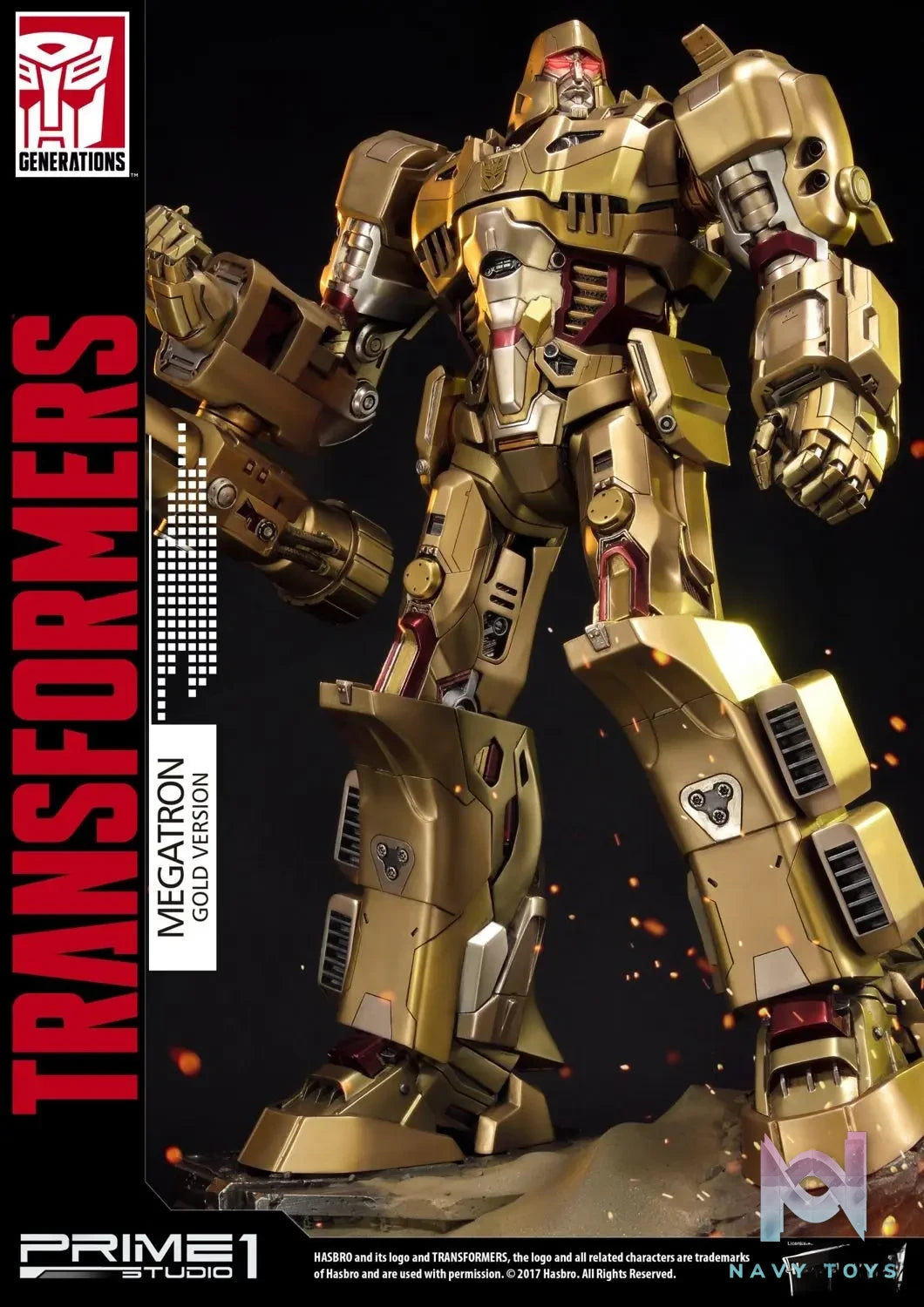 Prime 1 Studio – Premium Masterline Transformers: Generation 1 Megatron PMTF-02 PMTF-02EX PMTF-02AG PMTF-02GL(Licensed)