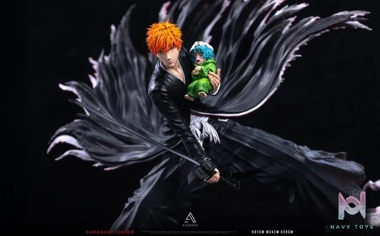 A Corner Studio - BLEACH Protagonist Series 03 Kurosaki Ichigo resin statue Navy Toys anime figure