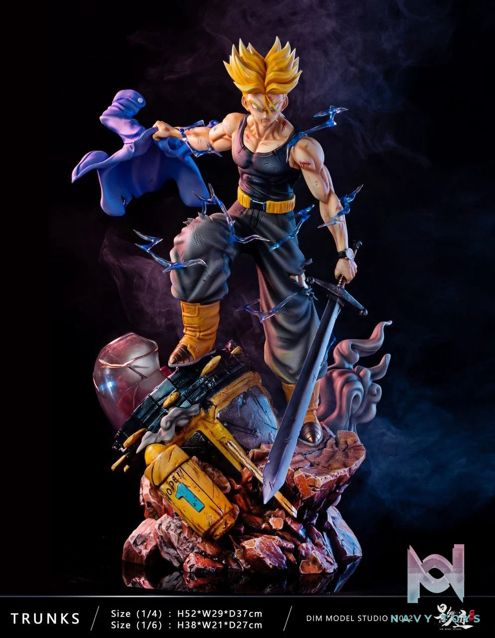 Trunks resin statue Dim Model Studio anime figure