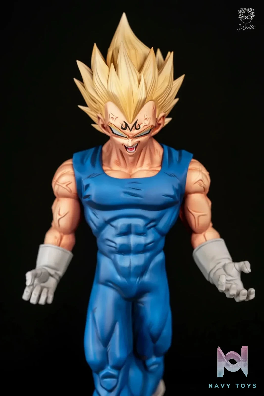 Dong Zao Studio - Dragon Ball Cover Page Majin Vegeta resin statue Navy Toys anime figure