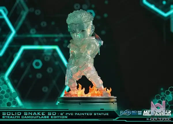 First 4 Figures – Metal Gear Solid – Solid Snake SD 8″ PVC Painted statue (Licensed)
