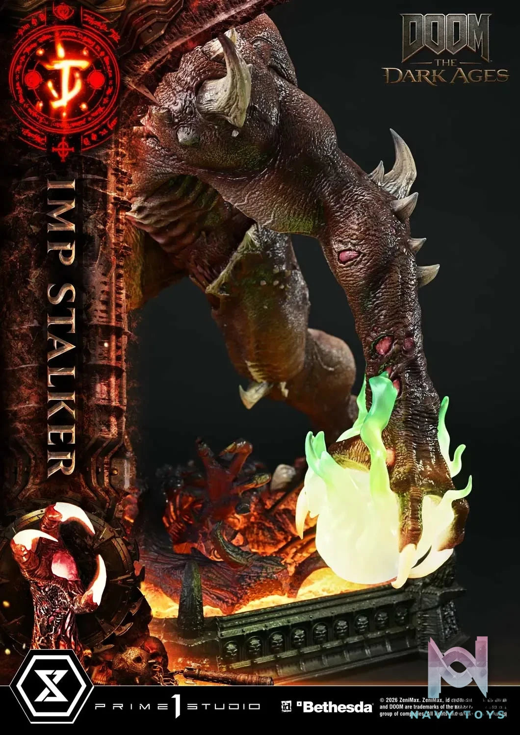 Prime 1 Studio – Ultimate Premium Masterline DOOM: The Dark Ages Imp Stalker UPMDOOM-02 UPMDOOM-02S (Licensed)