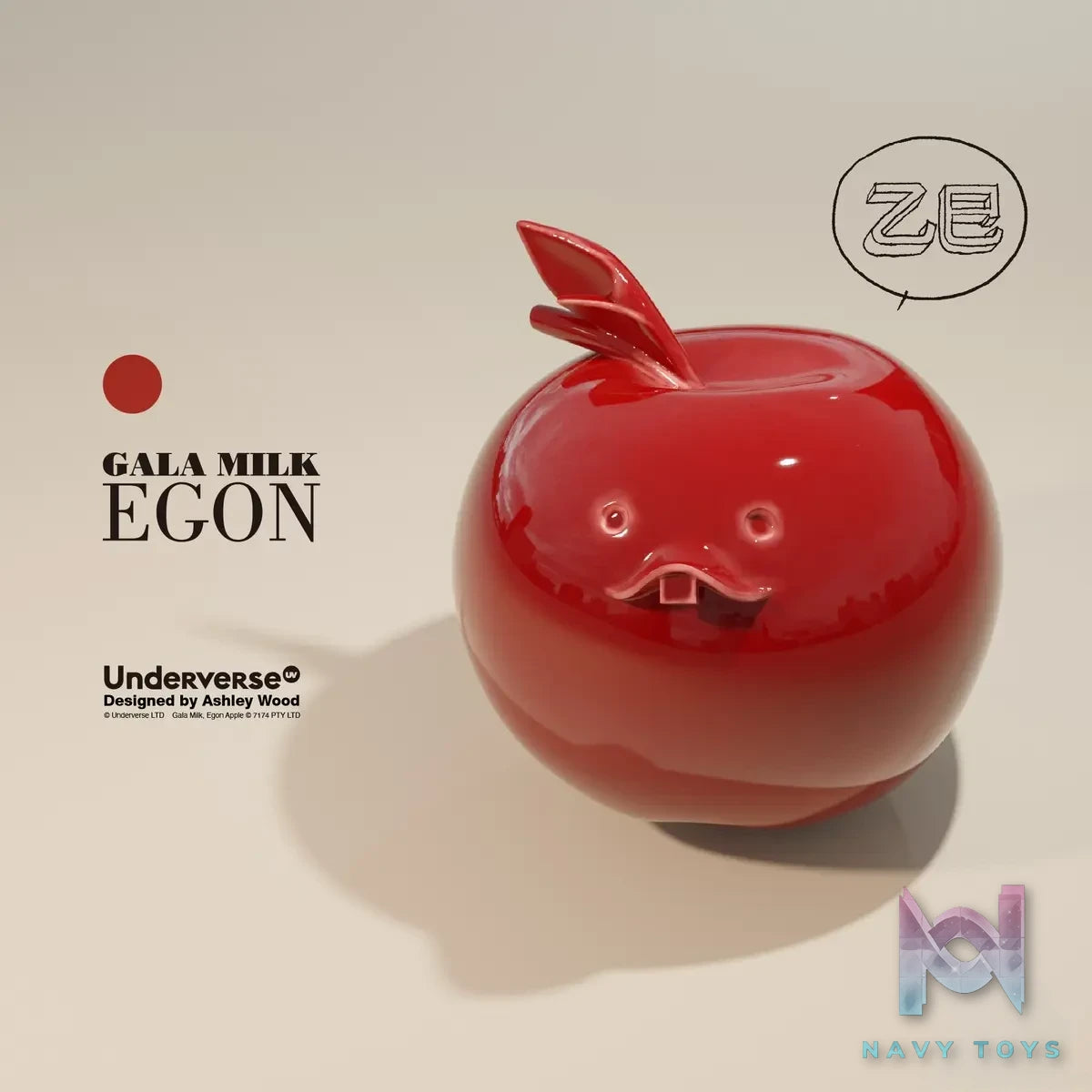 UNDERVERSE – Original GALA MILK EDITH APPLE and GALA MILK EGON APPLE (Licensed)