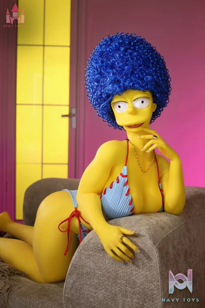 Dolls Castle – Marge Simpson Silicone Sex Doll 147CM K #SZ12 Simpsons