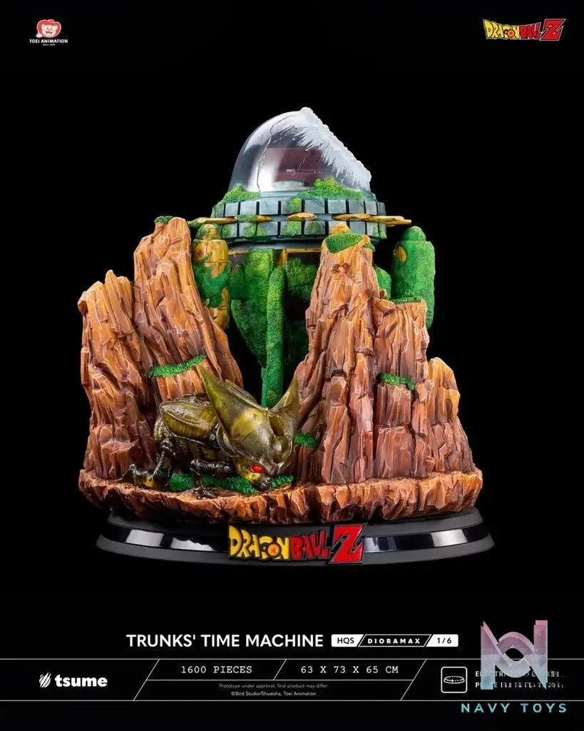 Tsume Studio - Dragon Ball TRUNKS' TIME MACHINE HQS Dioramax 1/6 Scale Statue (Licensed) resin statue Navy Toys anime figure