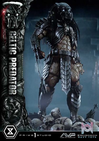 Prime 1 Studio Museum Masterline Alien vs. Predator Celtic Predator MMPR-05 MMPR-05S