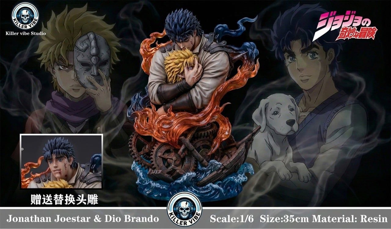 Jonathan Joestar & Dio Brando - Jojo's Bizarre Adventure - Killer vibe Studio resin statue Killer Vibe Studio anime figure