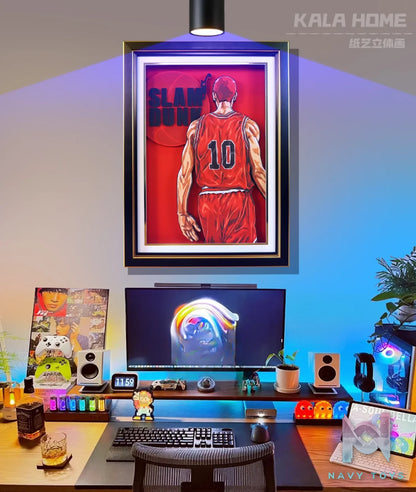 KALA HOME Studio – Hanamichi Sakuragi #02 3D Decorative Painting Slam Dunk