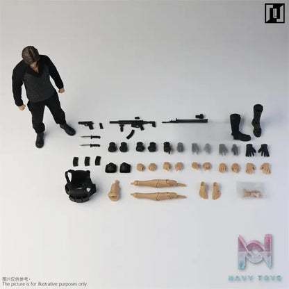 Mirrfig – MF002 Male Body 1/12 X Accessory Set (Licensed)
