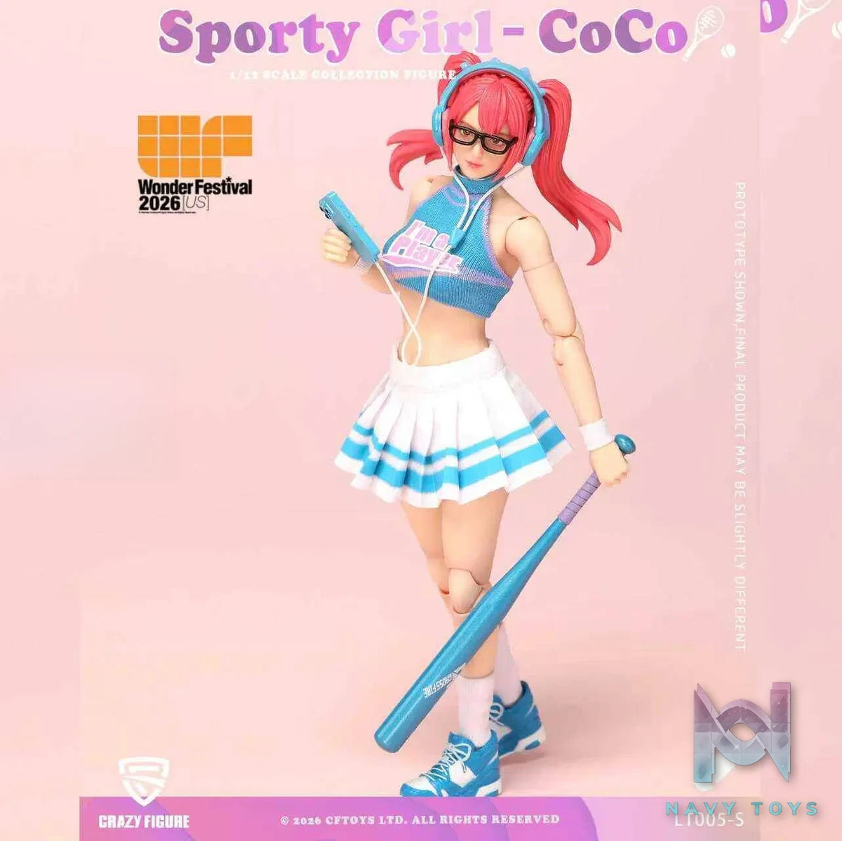 Crazy Figure – 1/12 Sports Girl Coco Action Figure (Licensed)